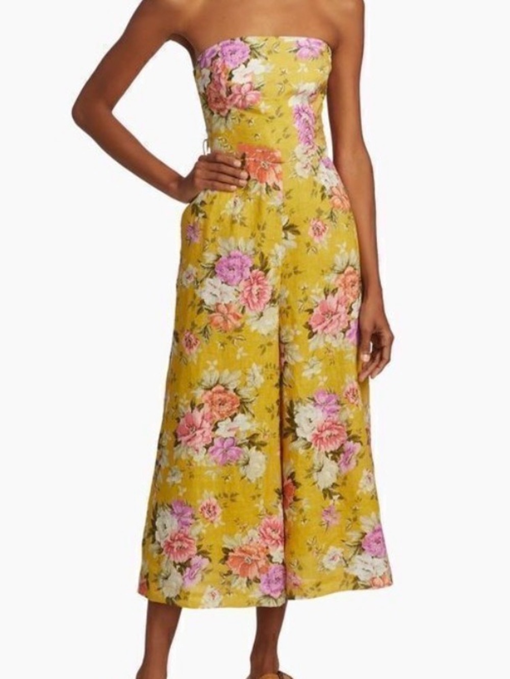 Zimmermann - Pattie Strapless Jumpsuit- size 1